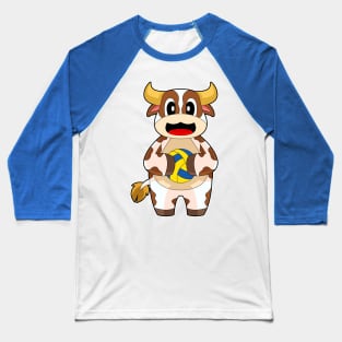 Cow Volleyball player Volleyball Baseball T-Shirt